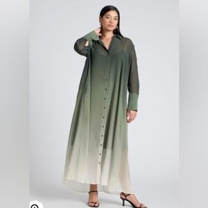 Eloquii Ombre Maxi Dress